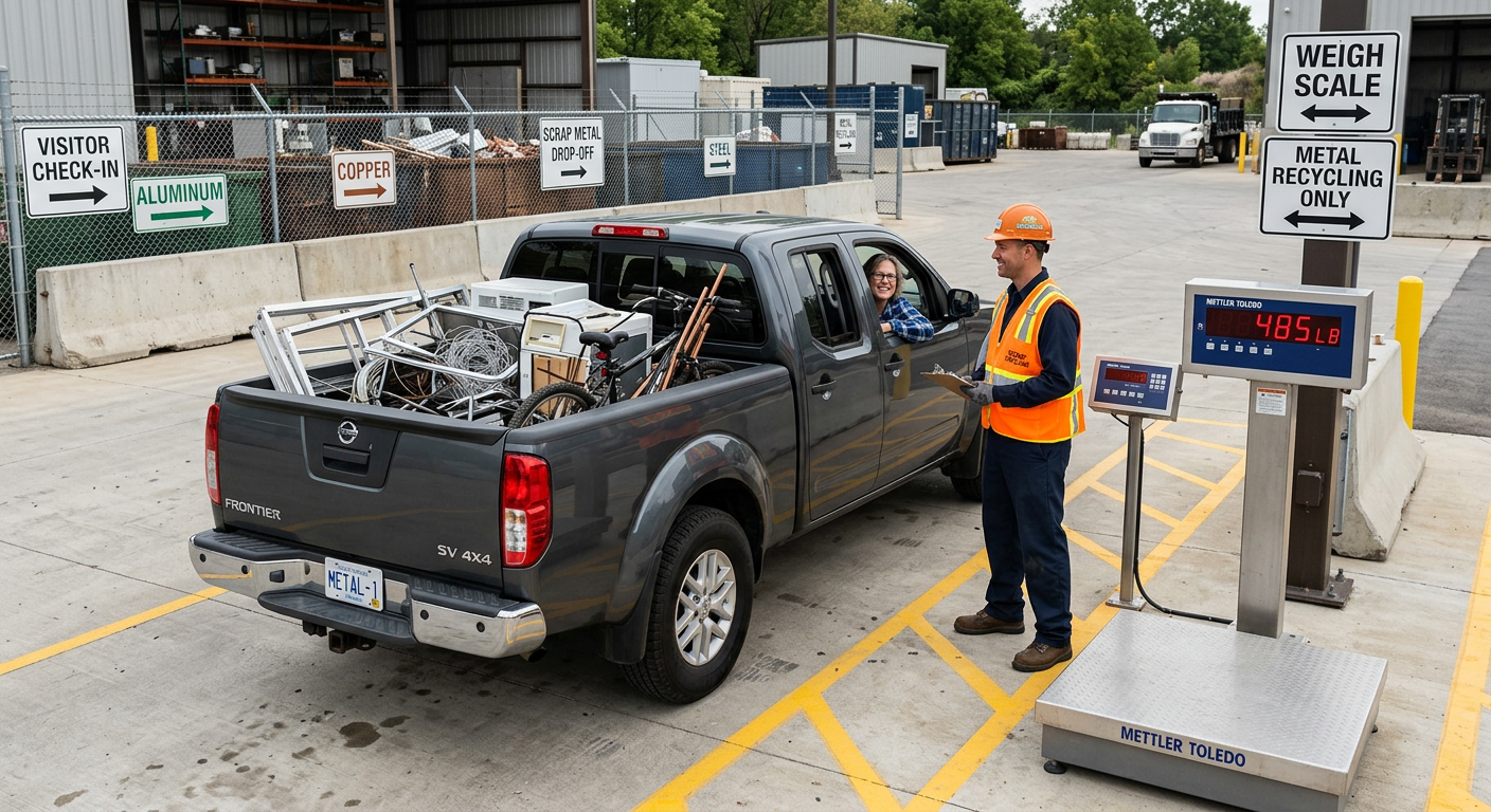 Residential scrap recycling