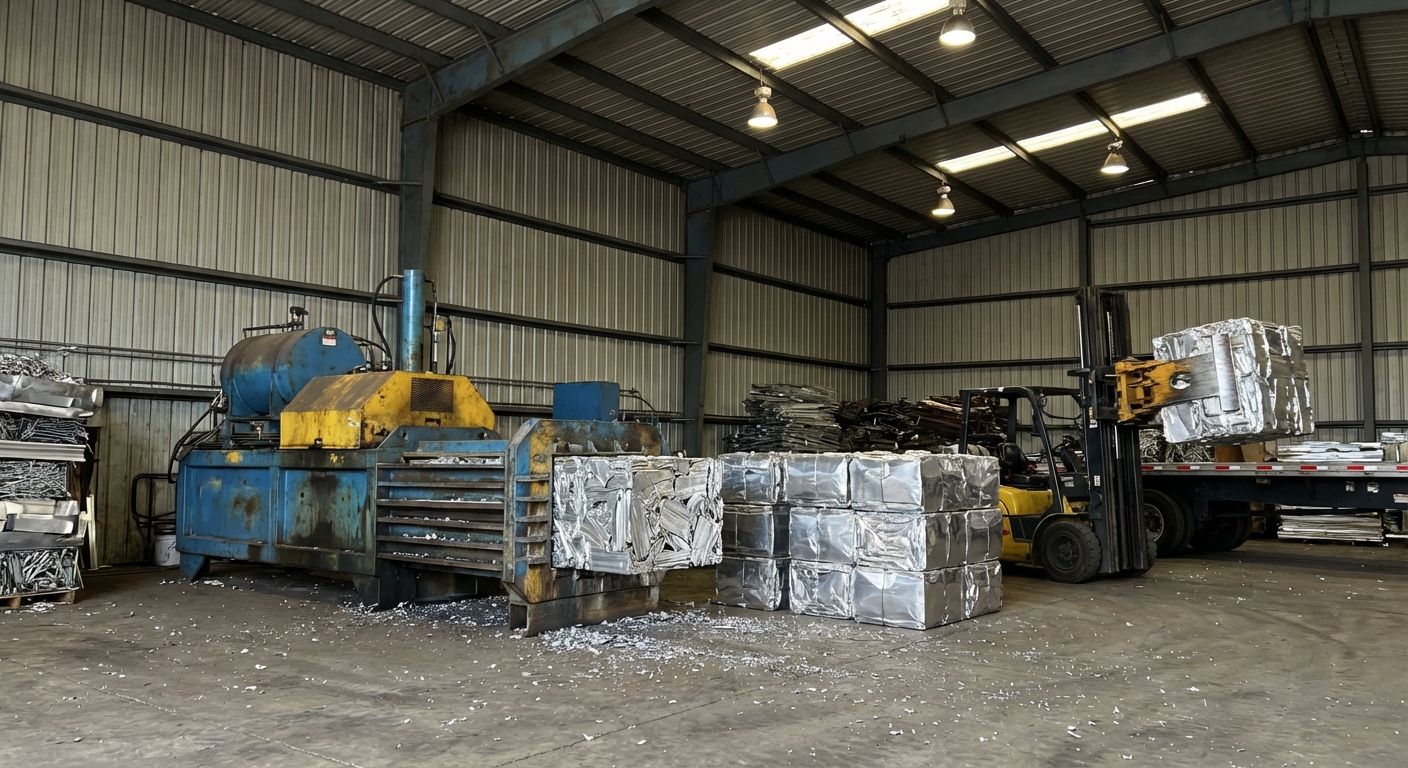 Processing equipment at Bob's Metals